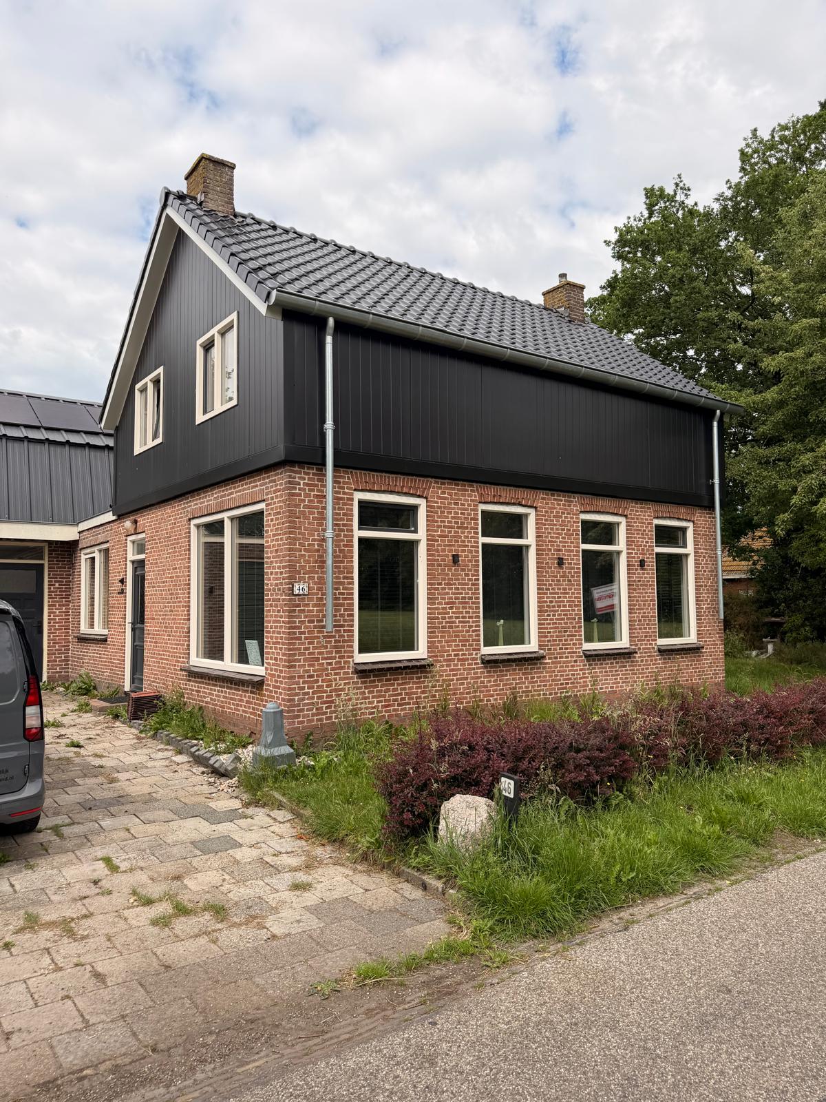 Project Fochteloo zijkant woning